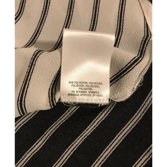 Anthropologie Meadow Rue Sleeveless Black/White Striped Blouse - Size XXS - Picture 8 of 9